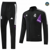 Cfb3 Camiseta Chaqueta Chándal Real Madrid Equipación Negro 2022/2023 C097