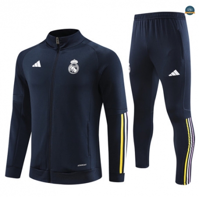 Outlet Cfb3 Chaqueta Chándal Real Madrid Equipación Azul 2023/2024 tienda