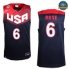 cfb3 camisetas Derrick Rose, USA 2014 - Azul