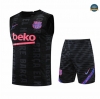 Cfb3 Camiseta Barcelona Chaleco Pantalones Equipación Negro 2022/2023 C412