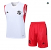 Outlet Cfb3 Camiseta Entrenamiento Flamengo Chaleco Pantalones Equipación Blanco 2023/2024 tienda
