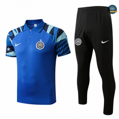 Cfb3 Camiseta polo Inter Milan + Pantalones Equipación Azul 2022/2023 C586