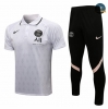 Cfb3 Camiseta PSG POLO + Pantalones Equipación Blanco/Negro 2021/2022