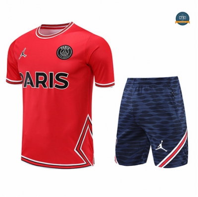 Cfb3 Camiseta Paris Paris Saint Germain + Pantalones Equipación Negro 2022/2023 C488