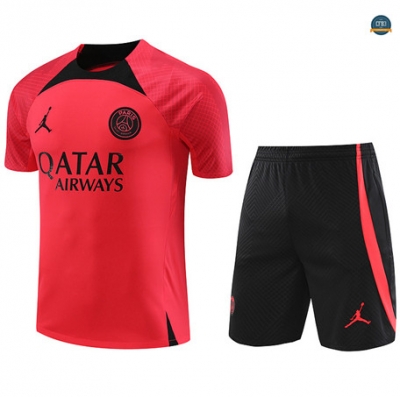 Crear Cfb3 Camiseta Entrenamiento Paris Saint Germain + Pantalones Cortos Equipación Rojo 2023/2024 tienda
