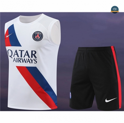 Cfb3 Camisetas Sin Mangs de Entrenamiento Paris Saint Germain Equipación Blanco 2024/2025