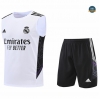 Cfb3 Camiseta Real Madrid Chaleco Pantalones Equipación Blanco/Negro 2022/2023 C437