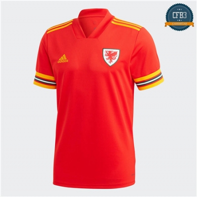 Camiseta Gales 1ª Equipación UEFA Euro 2020