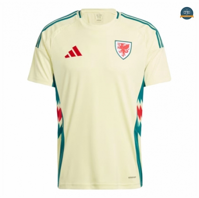 Camiseta futbol Gales 2ª Equipación 2024/2025