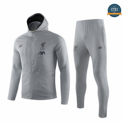 Chaqueta Sombrero Chándal Q31 Liverpool Equipación Gris 2019/2020