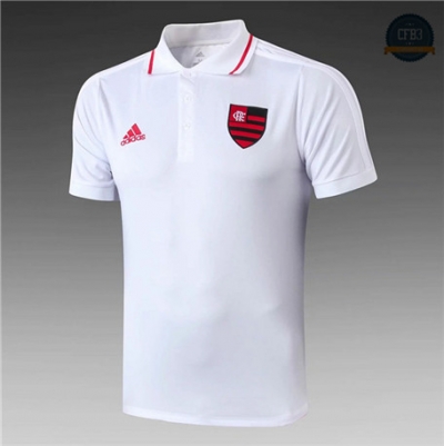 Camiseta Entrenamiento Q51 Flamenco RJ Equipación POLO Blanco 2019/2020