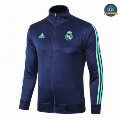 Camiseta Chaqueta Q106 Real Madrid Equipación Azul Oscuro 2019/2020