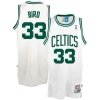 cfb3 camisetas Larry Bird Boston Celtics [Blanco]