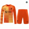 Cfb3 Camisetas Liverpool Portero + Pantalones Manga larga Naranja 2021/2022