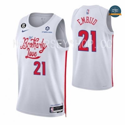 Tailandia Cfb3 Camiseta Joel Embiid, Philadelphia 76ers 2022/23 - City