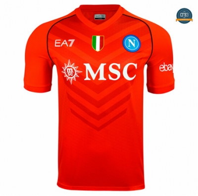 Nuevas Cfb3 Camiseta Napoli Equipación Portero Naranja 2023/2024 replicas
