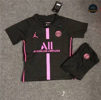 Cfb3 Camisetas PSG Niños Equipación Negro 2020/2021