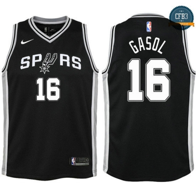cfb3 camisetas Pau Gasol, San Antonio Spurs - Icon