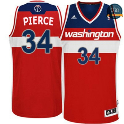 cfb3 camisetas Paul Pierce, Washington Wizards - Rojo