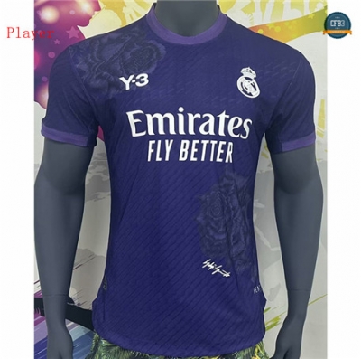 Cfb3 Camiseta Real Madrid Y3 Player púrpura 2024/2025