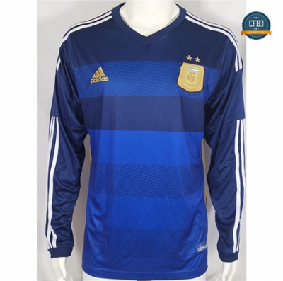 Replicas Cfb3 Camiseta Retro 2014-15 Argentina 2ª Equipación Manga larga