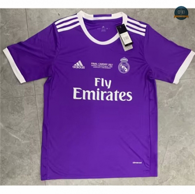 Cfb3 Camisetas Retro 2016-17 Real Madrid 2ª Equipación