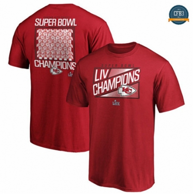 Camiseta Kansas City Chiefs Super Bowl 2020 Champions