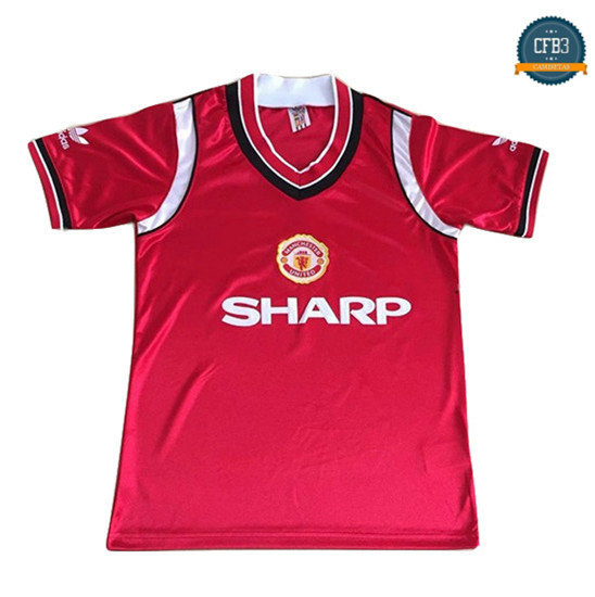 Camisetas 1984 Manchester United 1ª Equipación