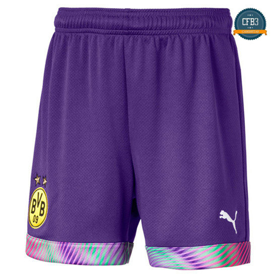 Camiseta Borussia Dortmund Pantalones 2ª Equipación Portero Púrpura 2019/2020