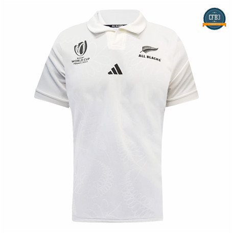 Cfb3 Camiseta All Blacks 2a Equipación Rugby WC23