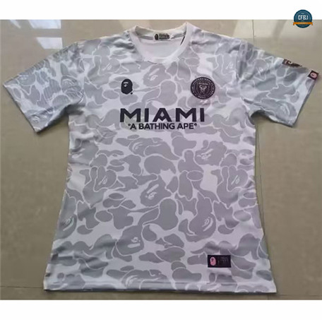 Camiseta futbol Inter Miami Equipación Entrenamiento Blanco/Gris 2023/2024