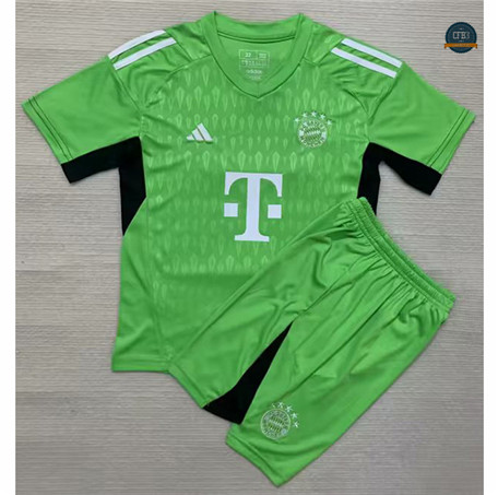 Cfb3 Camiseta futbol Bayern Munich Niño Portero Verde 2023/2024
