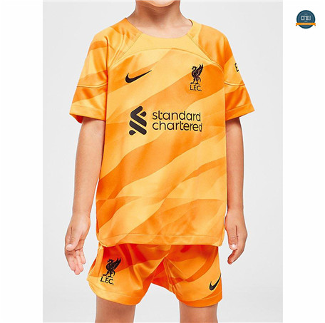 Camiseta futbol Liverpool Niño Equipación Portero Amarillo 2023/2024