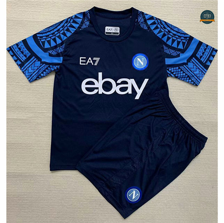 Cfb3 Camiseta futbol Napoli Niño Entrenamiento Azul 2023/2024