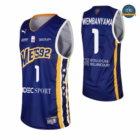 Cfb3 Camiseta Victor Wembanyama, Metropolitans 92 - 2ª