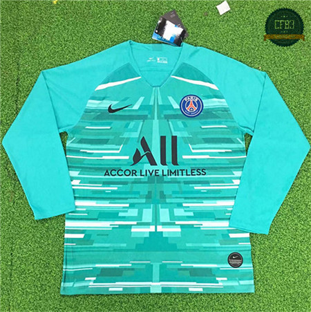 Camiseta PSG Portero Manga Larga Verde 2019/2020