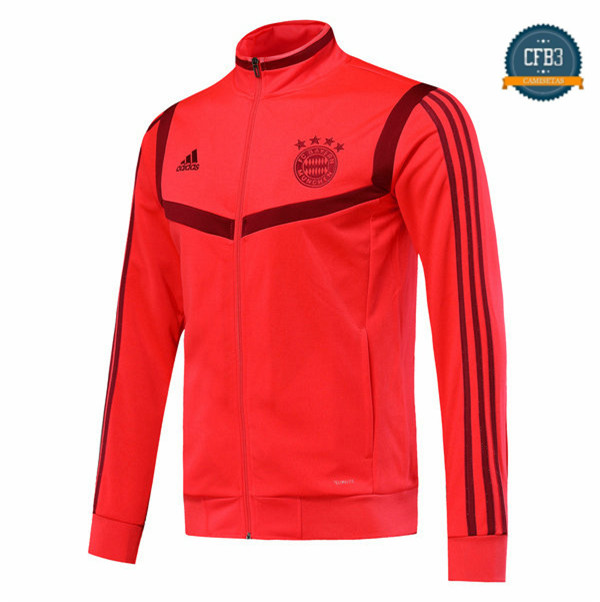 Cfb3 Camisetas Chaqueta Sudadera Bayern Munich Rojo 2019/2020