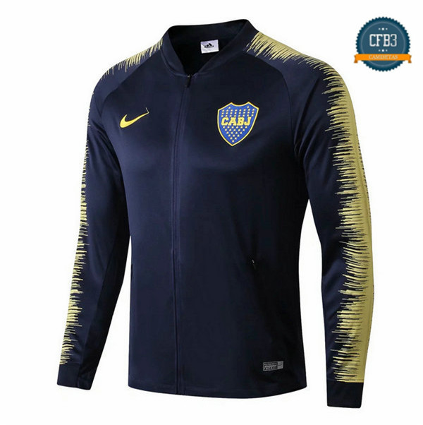 Cfb3 Camisetas Chaqueta Sudadera Boca Juniors Azul Oscuro 2018/2019 Strike Drill