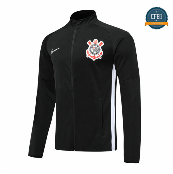 Cfb3 Camisetas Chaqueta Sudadera Corinthians Negro 2019/2020