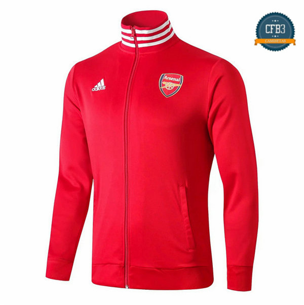 Cfb3 Camisetas Chaqueta Sudadera Arsenal Rojo 2019/2020 Cuello alto