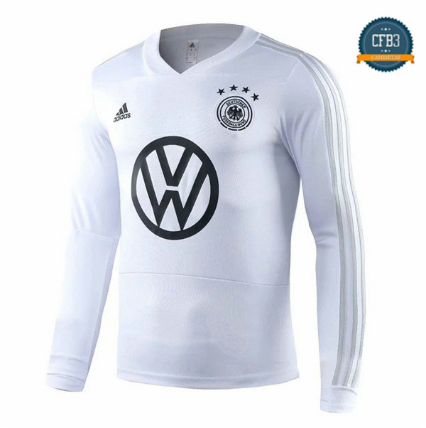 Cfb3 Camisetas Sudadera Training Alemania Blanco 2019/2020