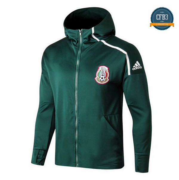 Cfb3 Camisetas Chaqueta Sudadera México Verde 2018/2019 Sombrero