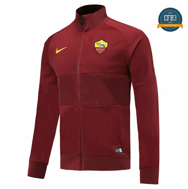 Cfb3 Camisetas Chaqueta Sudadera AS Roma Rojo oscuro 2019/2020