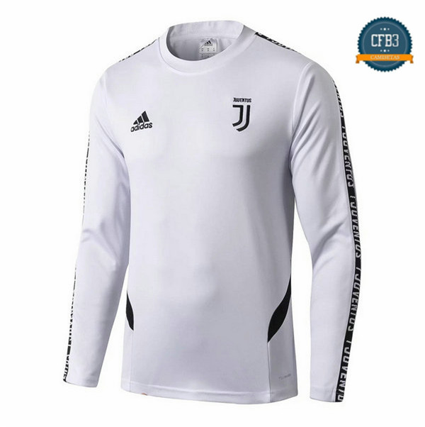 Cfb3 Camisetas Sudadera Training Juventus Blanco 2019/2020