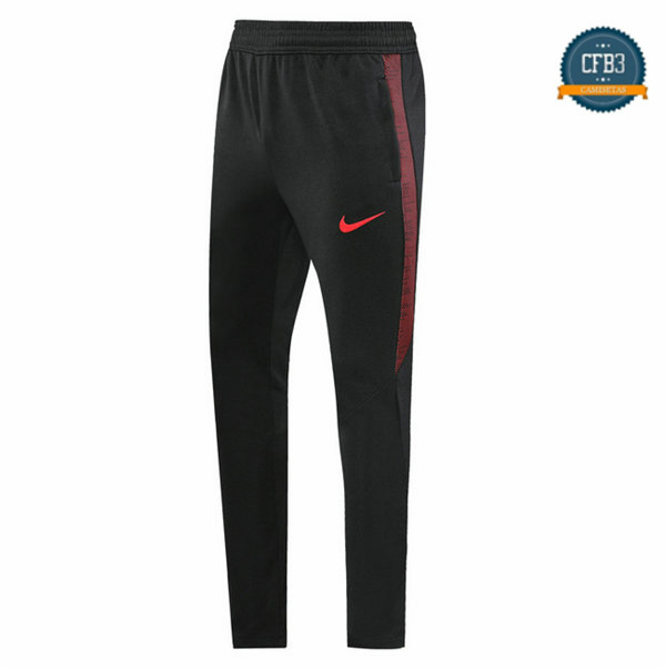 Cfb3 Camisetas Pantalón chándal Atletico Madrid Negro/Rojo 2019/2020 Strike Drill