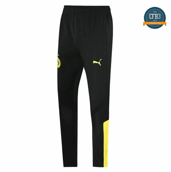 Cfb3 Camisetas Pantalón chándal Borussia Dortmund BVB Negro/Amarillo 2019/2020