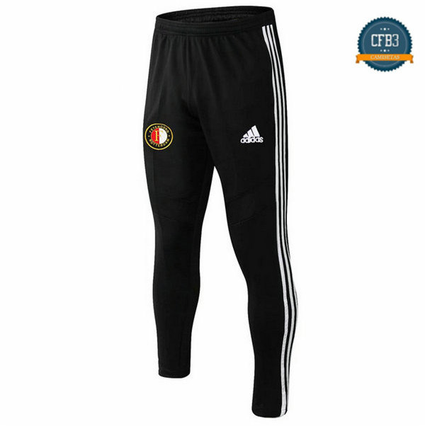 Cfb3 Camisetas Pantalón chándal Feyenoord Negro/Blanco 2019/2020