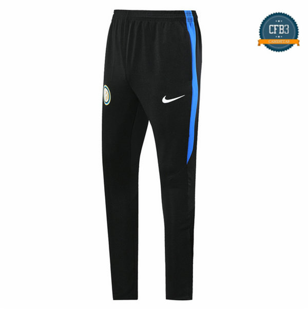 Cfb3 Camisetas Pantalón chándal Inter Milan Negro/Azul 2019/2020