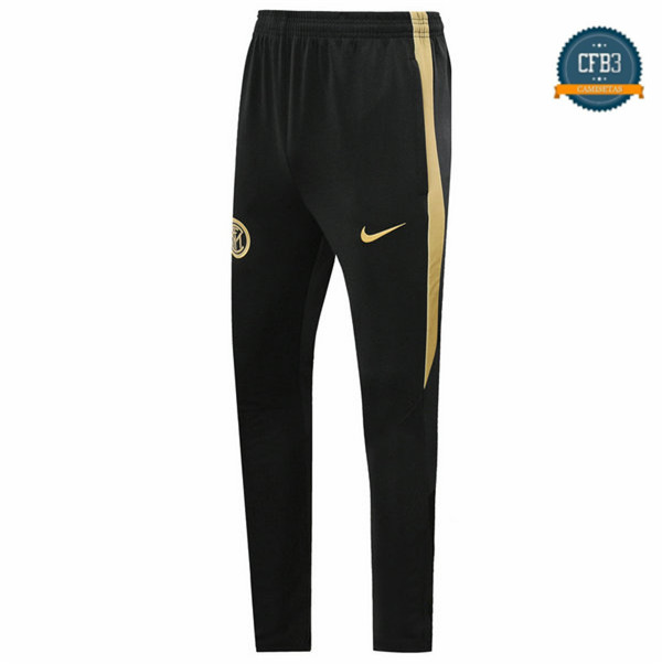 Cfb3 Camisetas Pantalón chándal Inter Milan Negro/Kaki 2019/2020