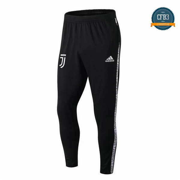 Cfb3 Camisetas Pantalón chándal Juventus Negro/Blanco 2019/2020